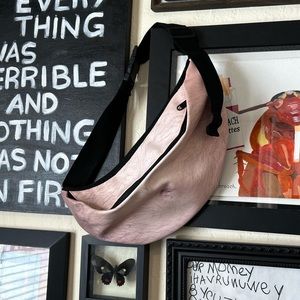 Hairy belly fanny pack